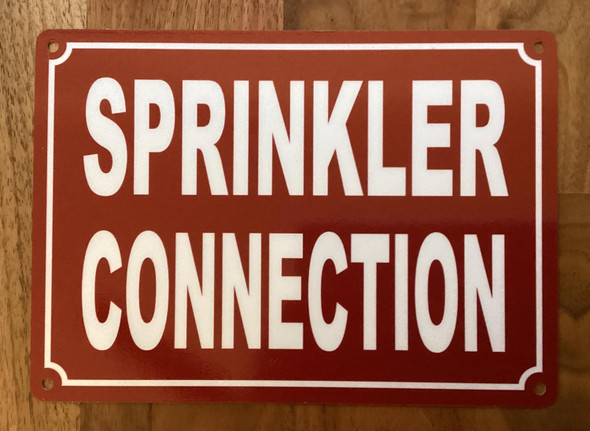 NYC SPRINKLER CONNECTION SIGN