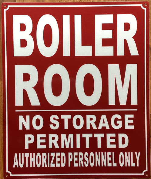 BOILER ROOM SIGN