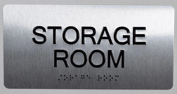 Storage Room Sign -Tactile Touch Braille Sign - The Sensation line -Tactile Signs Ada sign