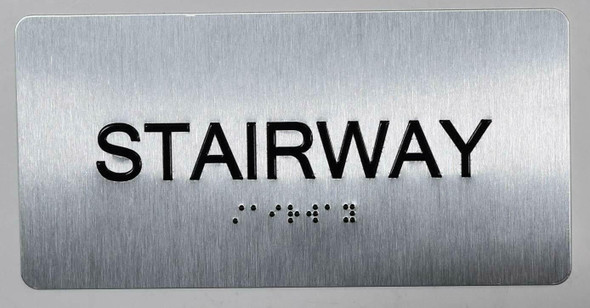 Stairway Sign -Tactile Touch Braille Sign - The Sensation line -Tactile Signs  Ada sign
