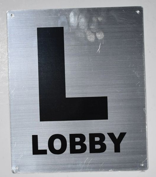 Lobby Floor Number Sign -Tactile Signs Tactile Signs  Tactile Touch Braille Sign - The Sensation line Ada sign