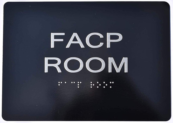 FACP Room Sign -Tactile Signs    The Sensation line Ada sign