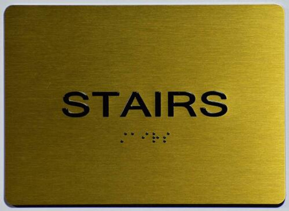 Stairs Sign -Tactile Signs   The Sensation line Ada sign