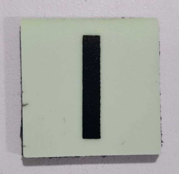 Glow in dark Number I sign The Liberty Line