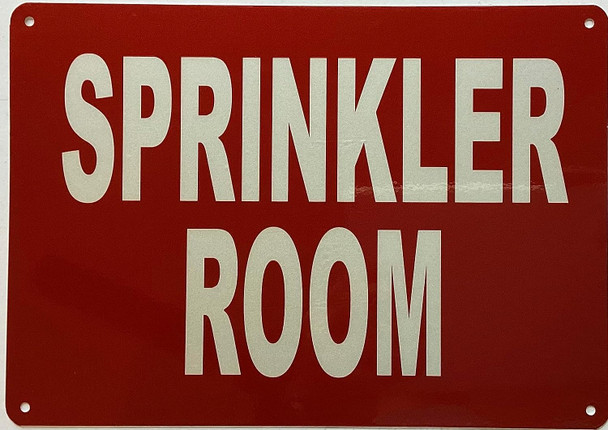 SPRINKLER ROOM Signage