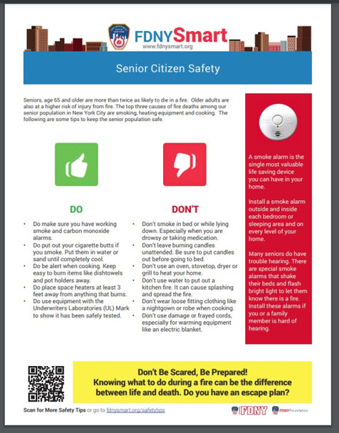 SENIOR CITIZEN SAFETY