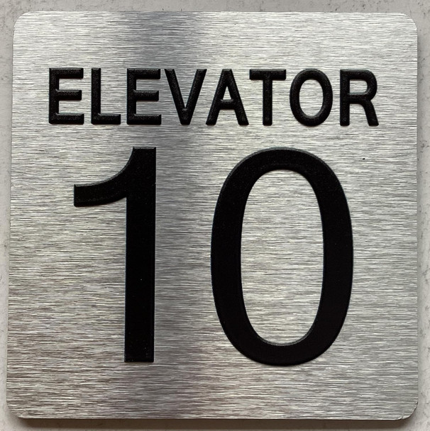 ELEVATOR NUMBER 10 THE PARK AVE LINE SIGN