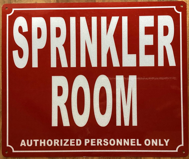 SPRINKLER ROOM SIGN