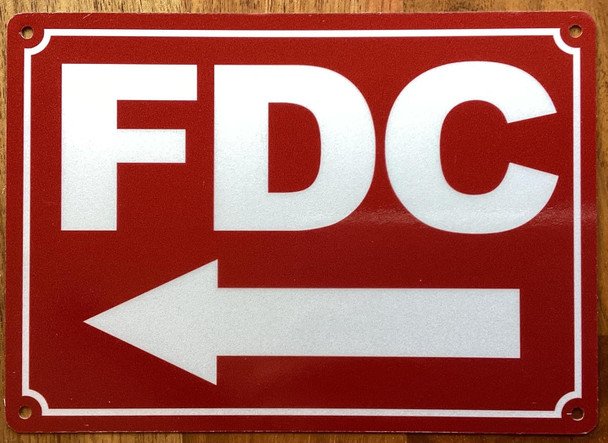 FDC LEFT ARROW SIGN