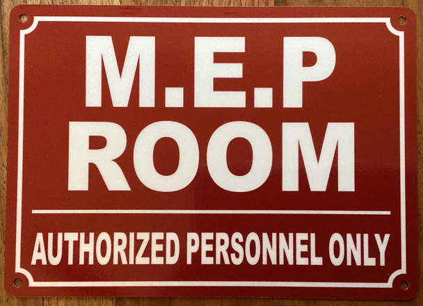 MEP ROOM SIGN/MECHANICAL
