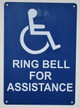 ring bell for assistance signage