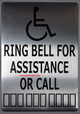 ring bell for assistance signage