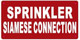 SPRINKLER SIAMESE CONNECTION SIGN