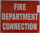 FIRE DEPARTMENT CONNECTION