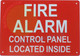 Signage FIRE ALARM