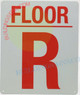 R FLOOR SIGN