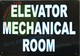 ELEVATOR ROOM SIGN