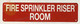 FIRE SPRINKLER RISER ROOM