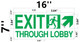 PHOTOLUMINESCENT SIGN