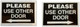 Please Use Other Door Left AND Right Arrow Sticker Set