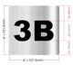 Apartment number 3B