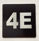 apt number 4E