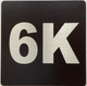 Signage Apartment number 6K
