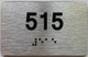 ada apartment number sign silver