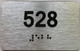 ada apartment number sign silver