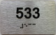 suite 533 sign