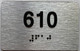suite 610 sign