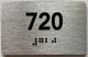 apt number sign silver 720