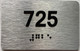 apt number sign silver 725