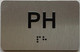 apt number sign silver PH-