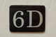 Mailbox Number Apt 6D