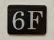 Mailbox Number Unit 6F
