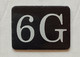 Mailbox Number Unit 6G