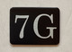 Mailbox Number Apt 7G