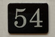 Mailbox Number Unit 54