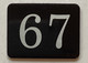 Mailbox Number Unit 67