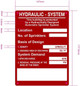 NYC HYDRAULIC SYSTEM SIGN -THIS BUILDING IS PROTECTED BY HYDRAULIC SYSTEM SIGN