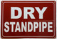 DRY STANDPIPE SAFETY SIGN