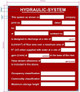 FD HYDROLIC SYSTEM SIGN