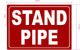 FD STAND PIPE SIGN