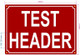 FD TEST HEADER SIGN