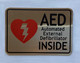 AUTOMATED EXTERNAL DEFIBRILLATOR SAFETY SIGN- AED SAFETY SIGN