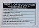 HPD HPD DEP OF BUILDING SUBDIVISION A,B,C,D SIGN
