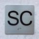 ELEVATOR SC FLOOR SAFETY SIGN