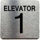 HPD ELEVATOR NUMBER 1 THE PARK AVE LINE SIGN
