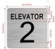 FD ELEVATOR NUMBER 2 THE PARK AVE LINE SIGN